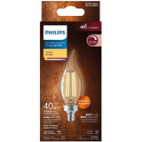 4.5W E12 Candelabra Base Dimmable Vintage Amber LED Light Bulb