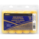Flocked Foam Mini Paint Roller - 100 mm, 10 Pack