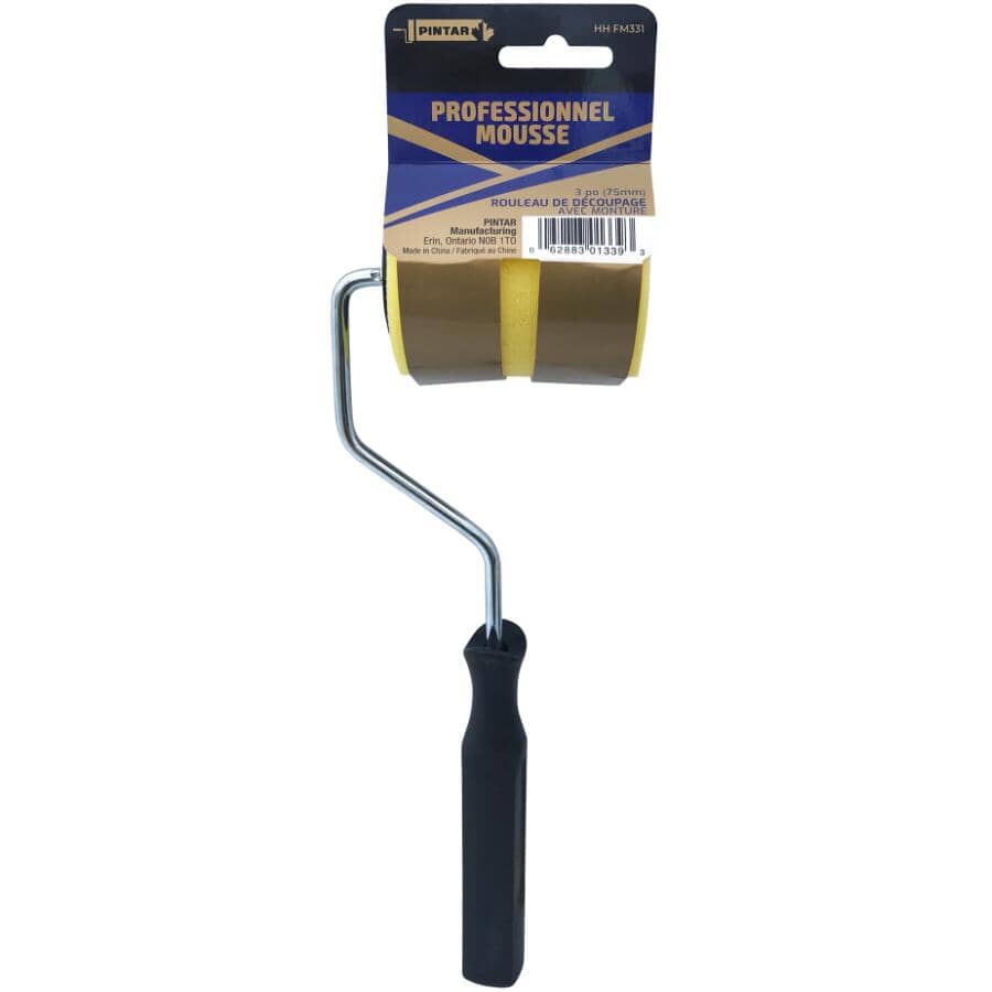 Professional Foam Trim Paint Roller - 75 mm