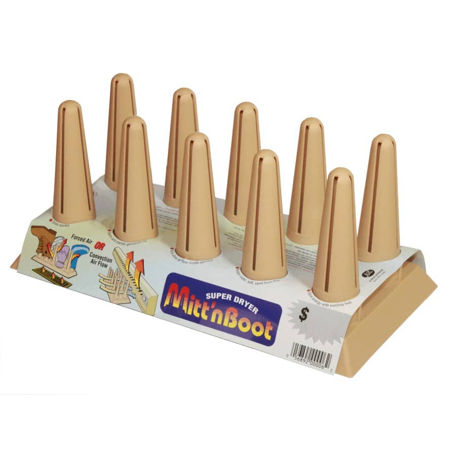 Plastic Mitten and Boot Dryer - 5 Pair