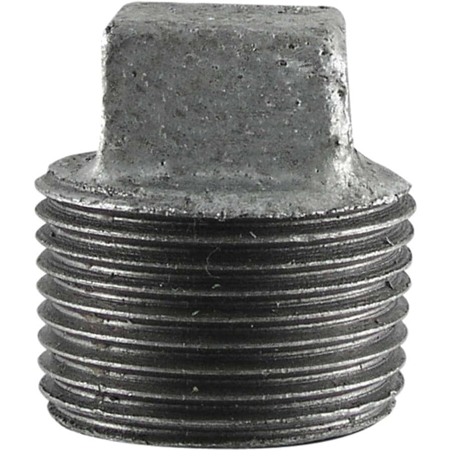 1-1/2" Galvanized Cored Plug