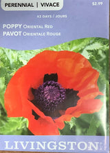 Oriental Red Poppy Seeds