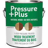 1 Step Pressure Treated Wood Treatment - Regular Brown, 3.78 L