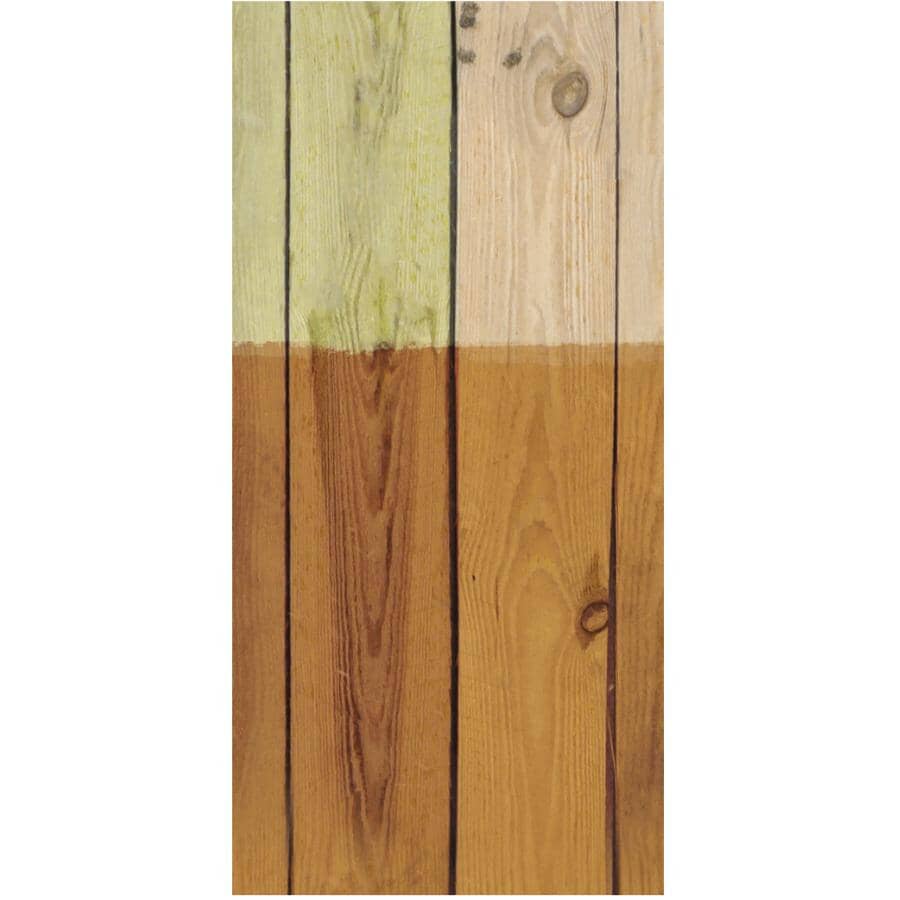 1 Step Pressure Treated Wood Treatment - Regular Brown, 3.78 L