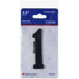 3.5" Aluminum Nail-On '1' House Number - Black