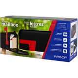 Black Plastic Rural Mailbox