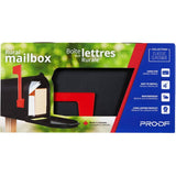 Black Plastic Rural Mailbox