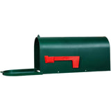 Green Plastic Rural Mailbox