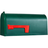 Green Plastic Rural Mailbox