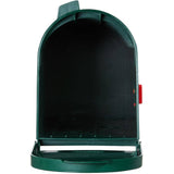 Green Plastic Rural Mailbox