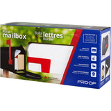 White Plastic Rural Mailbox