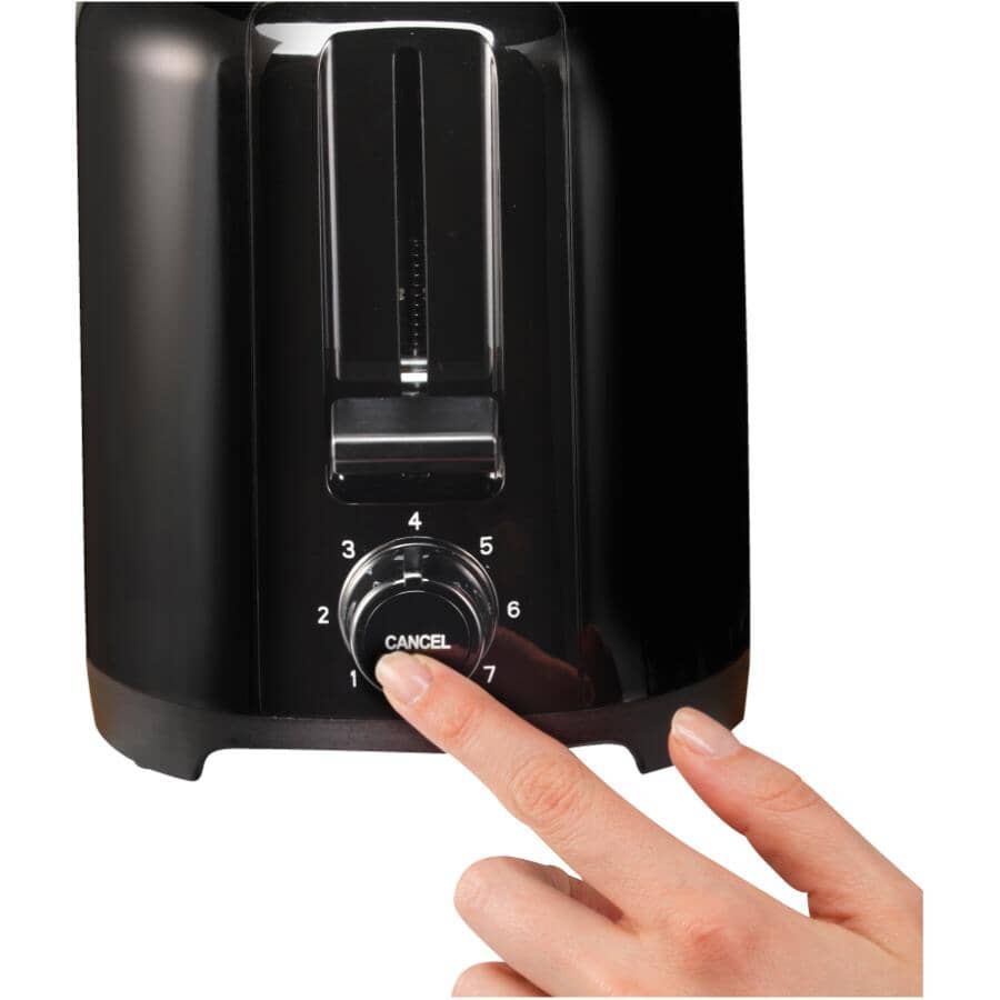 2-Slice Coolwall Toaster with Extra Wide Slots - Black