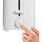 2-Slice Coolwall Toaster with Extra Wide Slots - White