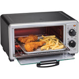 4-Slice Toaster Oven with Broiler (31260) - Metallic Silver & Black