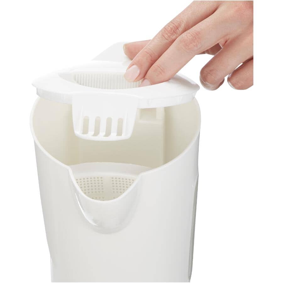 Cordless Kettle - White, 1000W, 1 L