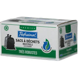 100 Pack 35" x 50" 1.3 Mil Extra Strong Clear Oxo-Biodegradable Garbage Bags