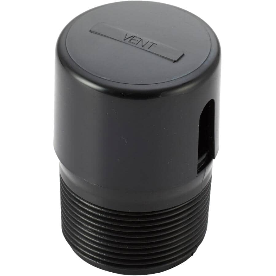 1-1/2" Automatic Drain Vent - Black
