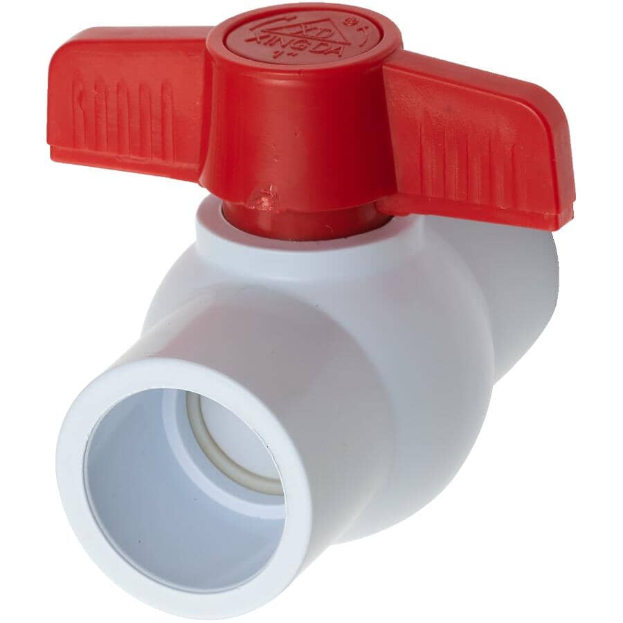 1" PVC Solvent Ball Valve