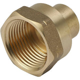 1/2" Copper x 3/4" FPT Brass Adapter