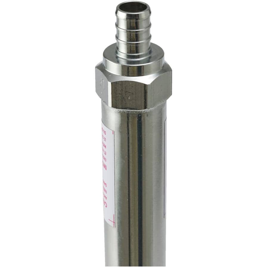 12" Frost Proof Wall Hydrant - with PEX Fitting, 1/4" Turn, Chrome