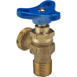 1/2" Sediment Faucet with Boiler Drain & Blue Handle