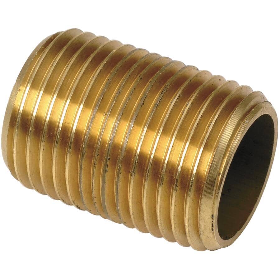 1/2" x Close Brass Nipple