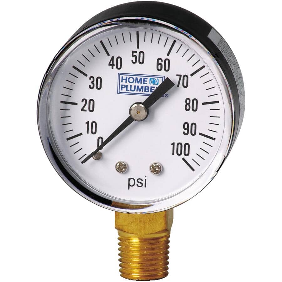 1/4'" Bottom Mount Pressure Gauge