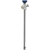 16" Frost Proof Wall Hydrant - 1/4" Turn, Chrome