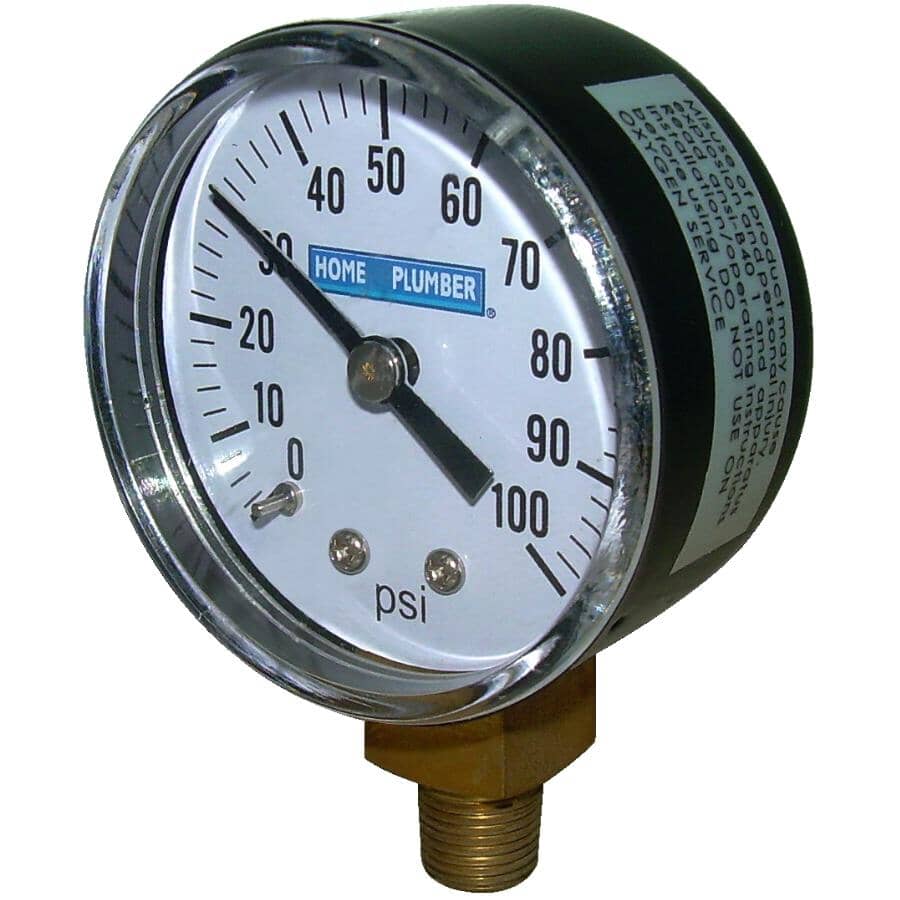 1/8" Bottom Mount Pressure Gauge