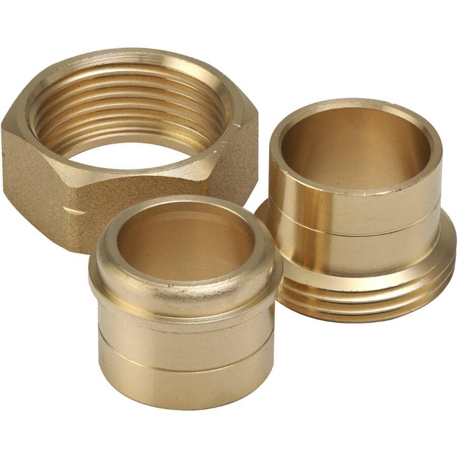 3/4" Brass Union for Copper Pipes