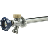8" Frost Proof Wall Hydrant - 1/4" Turn, Chrome