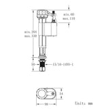 Dual Flush Valve Kit for 3 and 6 Litre Toilets