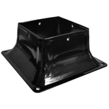 4" x 4" Black Steel Post Base