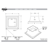 4" x 4" Black Steel Post Base