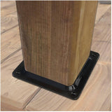 6" x 6" Black Fixplak Connector