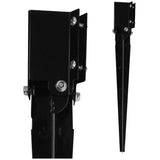 Adjustable Black Spytek Fence Post Holder
