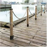 Bolt Spike Head - Black, for 4" x 4" Post