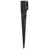 Ecospike Ground Spike - Black, for 4" x 4" Post