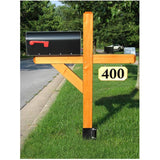 Ecospike Ground Spike - Black, for 4" x 4" Post