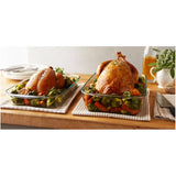 Rectangular Glass Deep Baking Dish with Sage Green Lid - 5 Qt