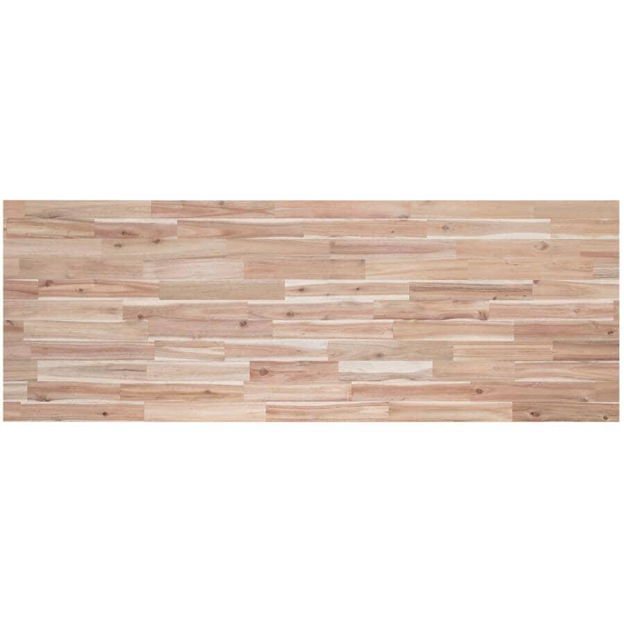 72" x 25.5" x 1.5" Acacia Wood Countertop - Natural