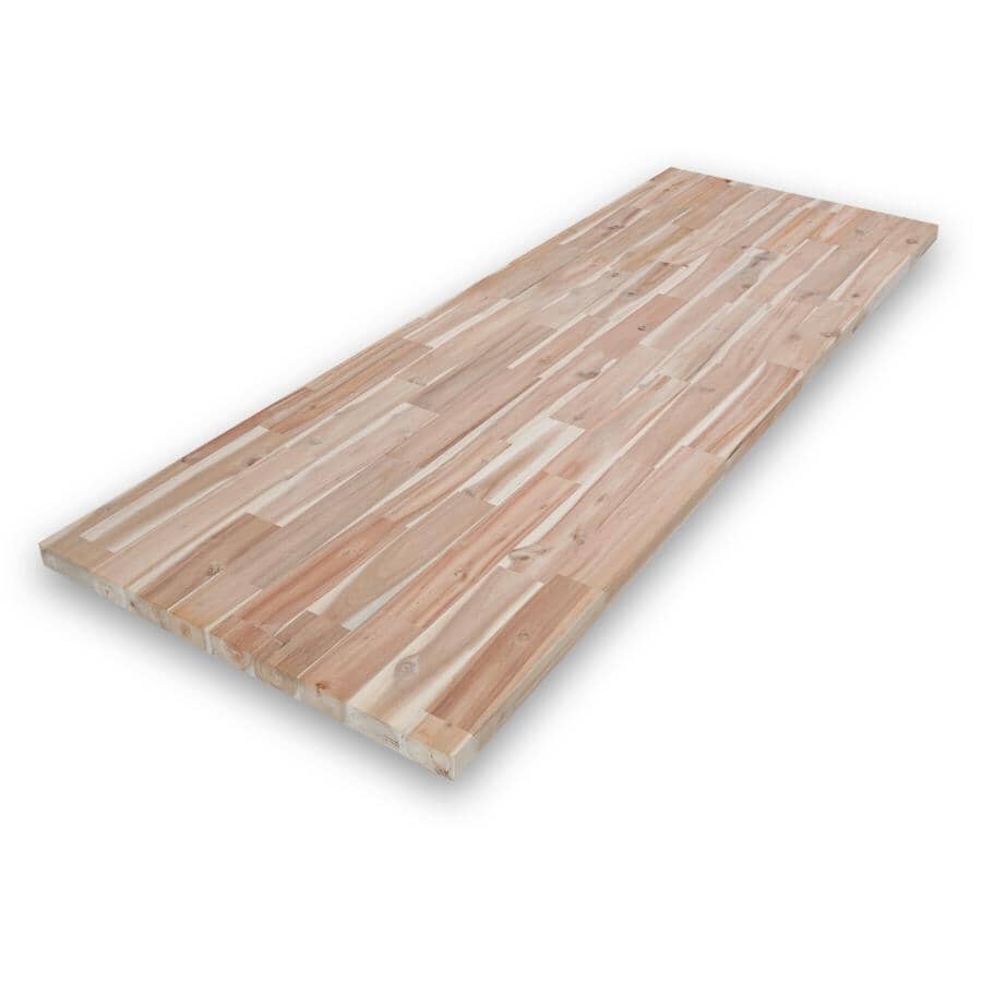 72" x 25.5" x 1.5" Acacia Wood Countertop - Natural