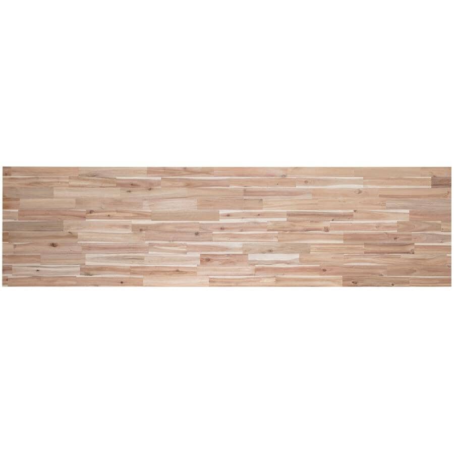 96" x 25.5" x 1.5" Acacia Wood Countertop - Natural