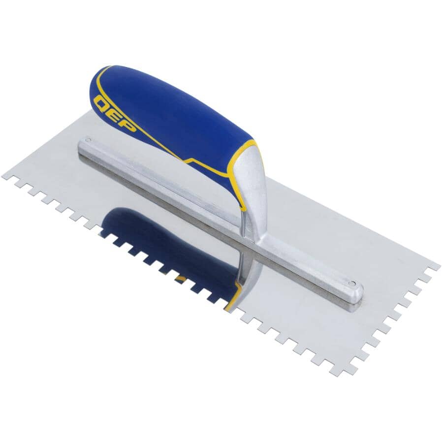 11" x 4-1/2" Comfort Grip Square-Notch Trowel