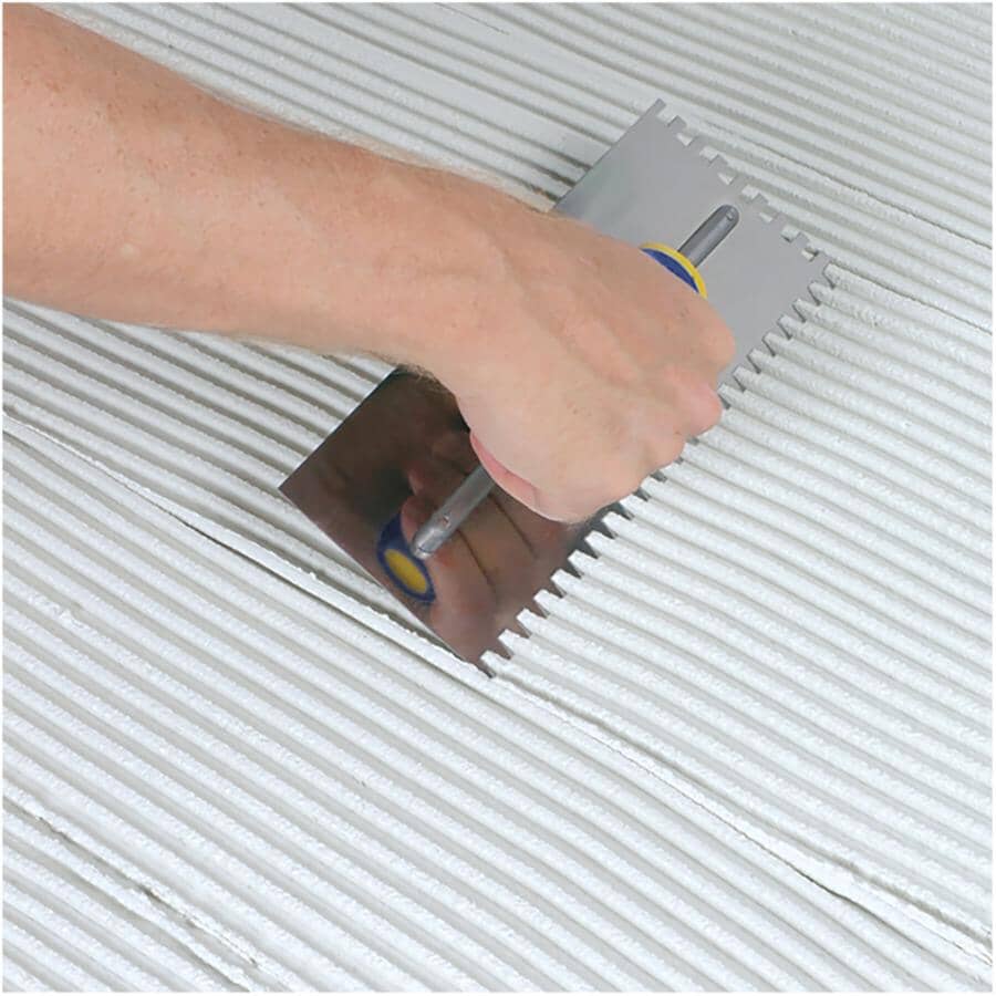 11" x 4-1/2" Comfort Grip Square-Notch Trowel