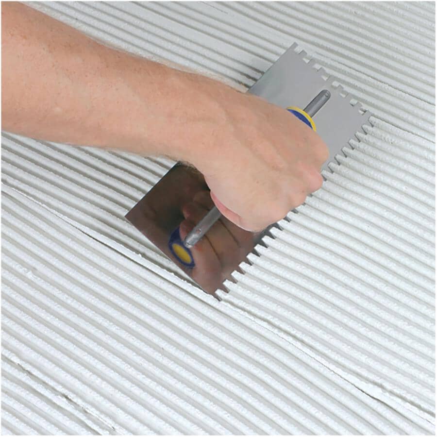 11" x 4-1/2" Comfort Grip Square-Notch Trowel