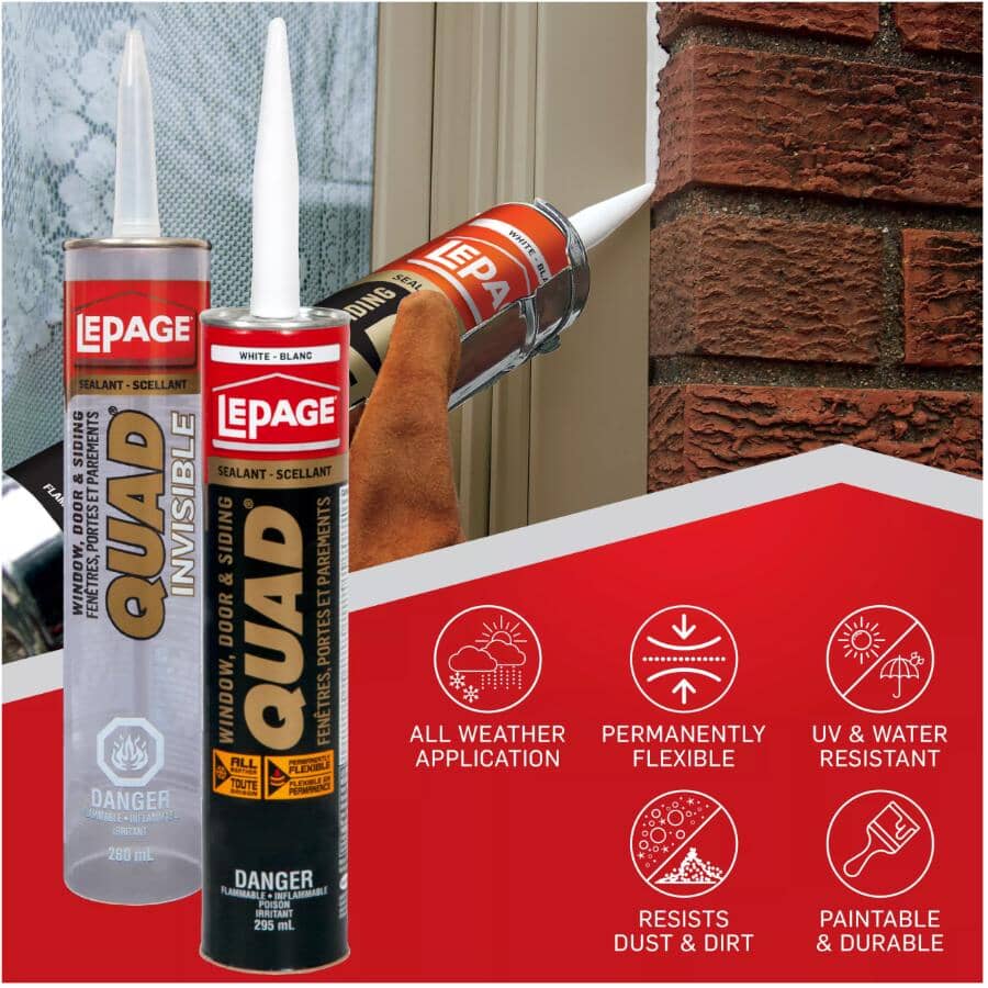 Window, Door & Siding Sealant - #000 Clear, 295 ml