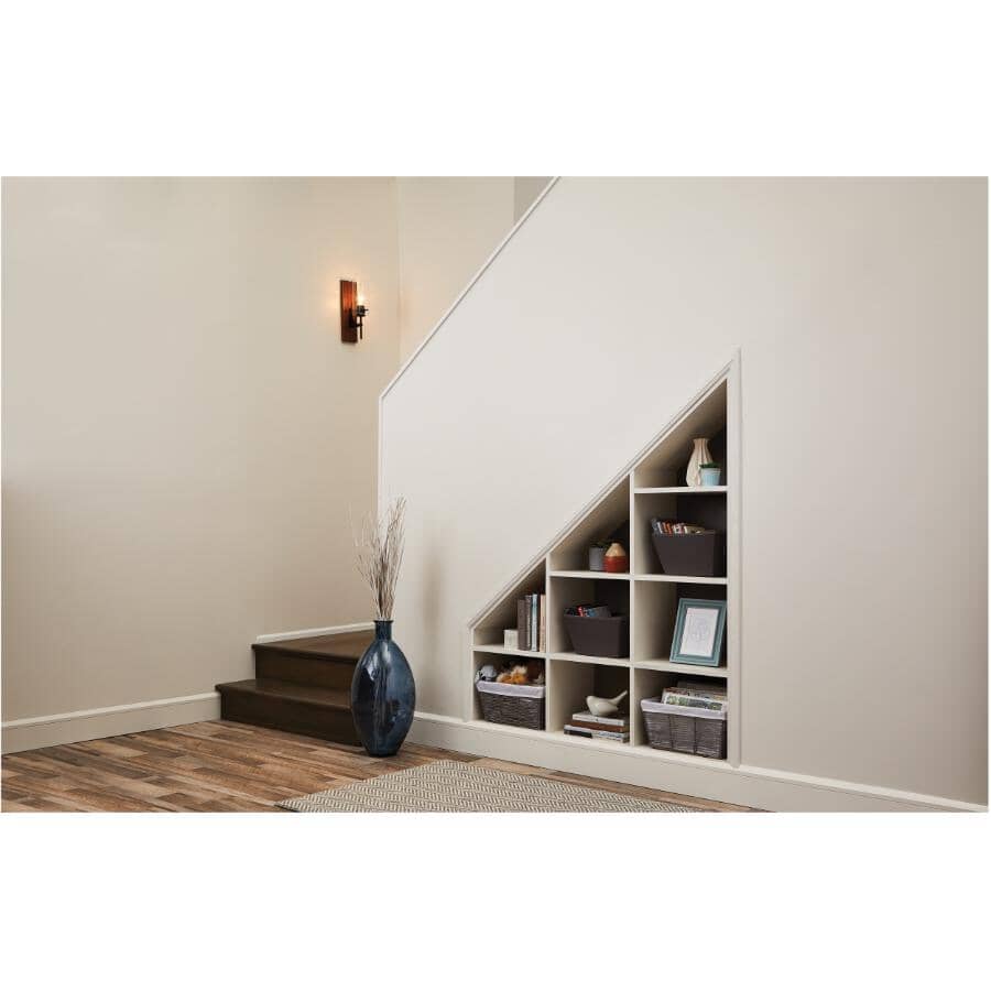 24 sq. ft. 6" x 36" 10mm Edelweiss Press & Go Expresso Vinyl Plank Flooring