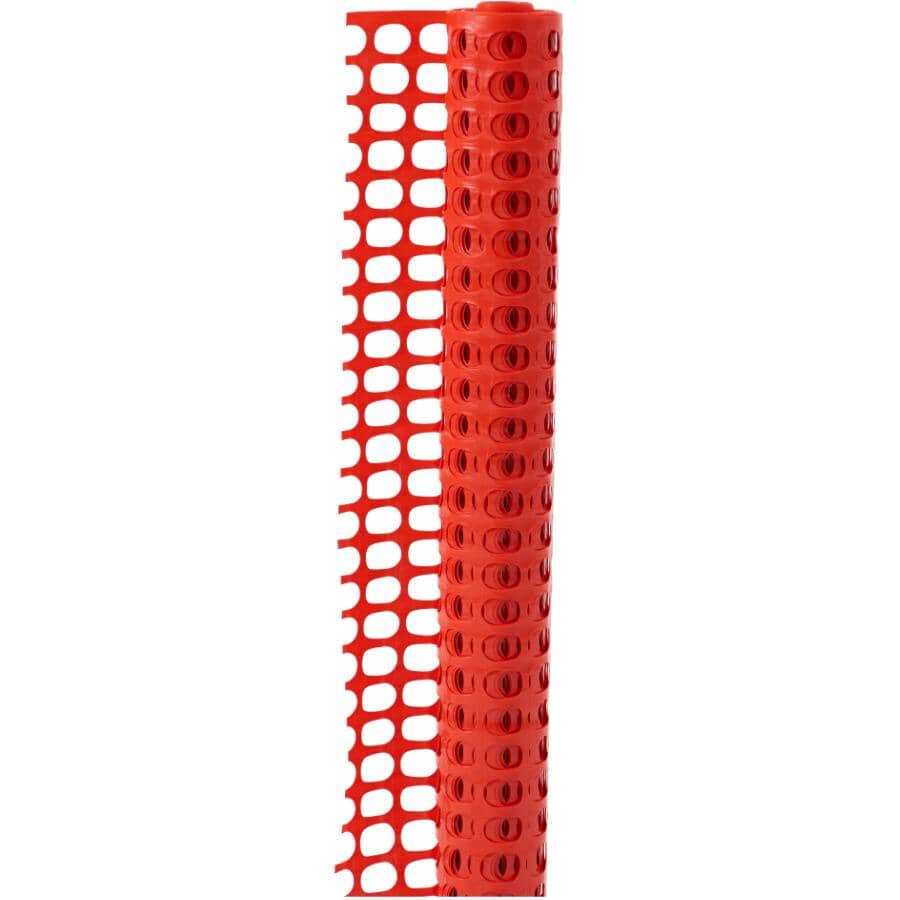 4' x 50' Orange Plastic Snow Fence