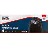 31" x 42" Black Garbage Bags - 20 Pack